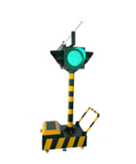 阿合奇太阳能移动信号灯
