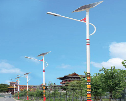 阿合奇民族特色路灯